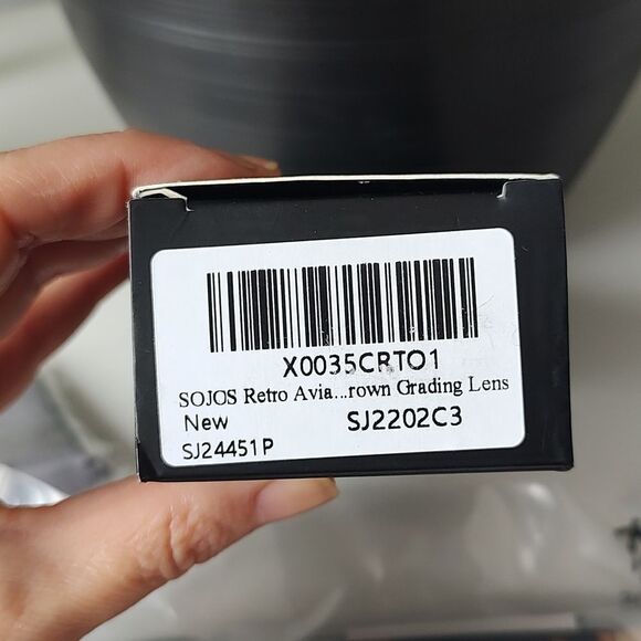 New In Box SOJOS Brown Tortoise Retro Aviator Sunglasses - Picture 9 of 9